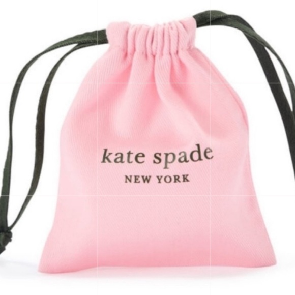 $68 Kate Spade x tom & jerry mouse stud earrings in gold, pink, red, & black - Picture 3 of 7